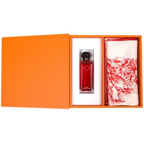 hermes perfume ruba4b|hermes rhubarb gift set.